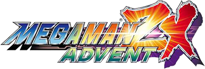Mega Man ZX title screen for Nintendo DS